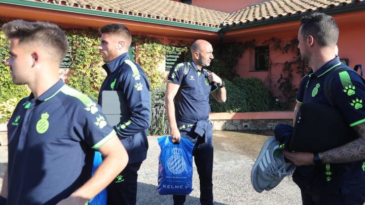 Abelardo, en Navata con el Espanyol.