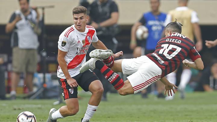 El Valencia pone el ojo en River: interesan Montiel y Quarta