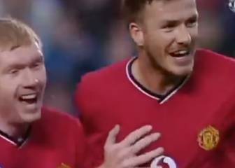David Beckham's wonder strike against Deportivo