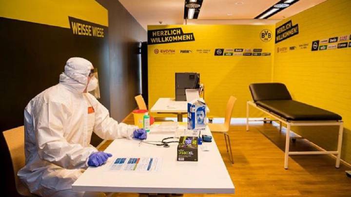 El Dortmund convierte su estadio en un hospital