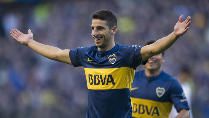 Guiño de Calleri a Boca