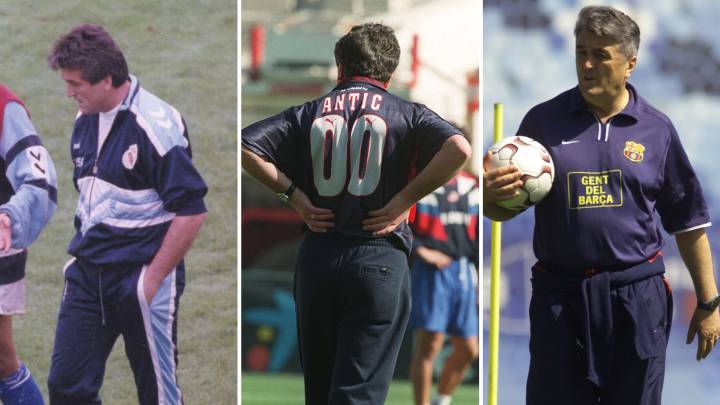 Antic, entrenador del Real Madrid (91-92), Atlético (95-00) y Barcelona (02-03)