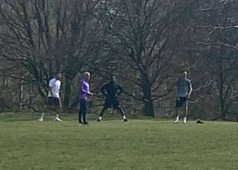 Mourinho desoye las medidas y se lleva a tres jugadores a un parque de Londres