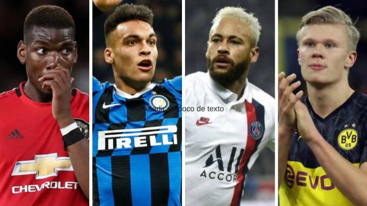 Llega el verano a las secretarias técnicas: Pogba, Lautaro, Neymar y Haaland.