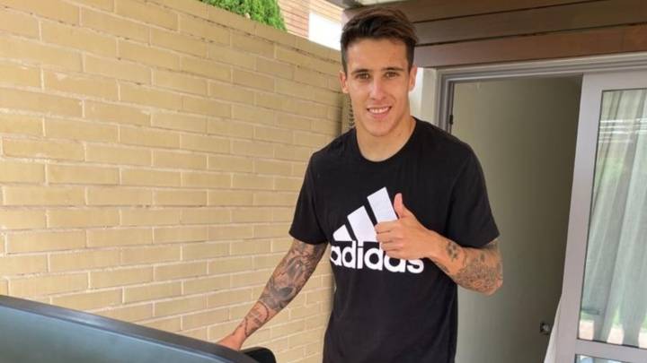 El jugador del Betis Cristian Tello marcó el último gol de LaLiga, al Real Madrid, y dejó líder al Barcelona: "Sería muy bonito haberle dado el título".
