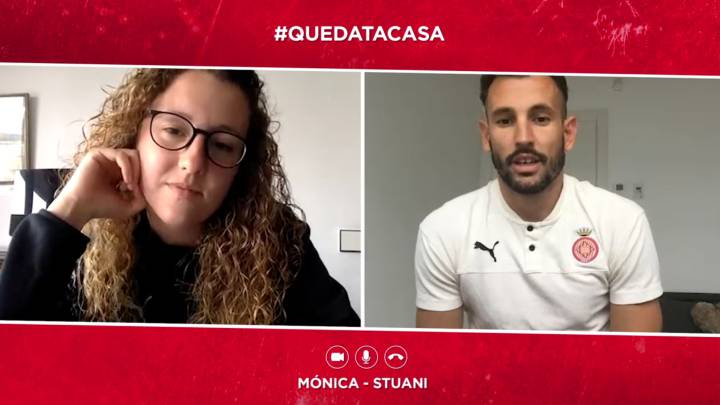Stuani: "Ojalá podamos luchar por devolver al club a Primera"