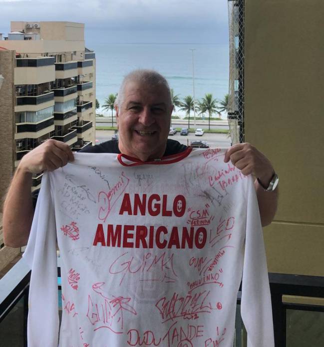 Carlos Eduardo Figuereido, 'Barril', entrenador de Rodrigo y Thiago en el colegio Anglo-americano.