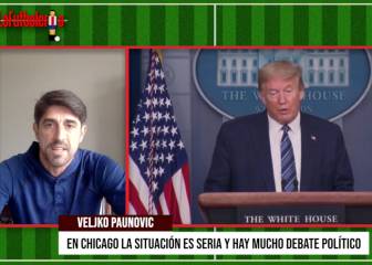 Paunovic y las restricciones que hay en Chicago por la pandemia