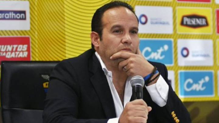Francisco Egas, destituido como presidente de la Federación Ecuatoriana de Fútbol (FEF)