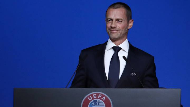 Ceferin, presidente de la UEFA.