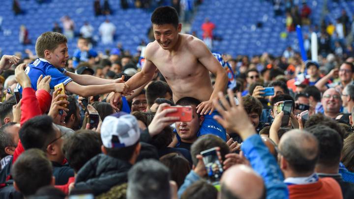 Wu Lei, jugador del Espanyol.