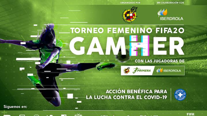 GamHer, torneo de fútbol femenino online.