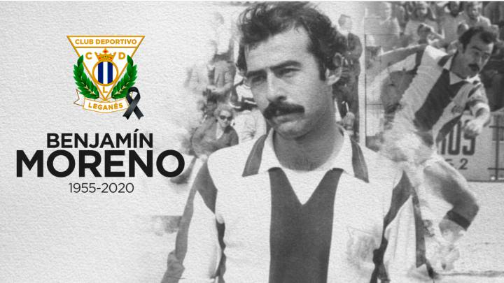 Muere Benjamín Moreno, leyenda del Leganés, a los 65 años