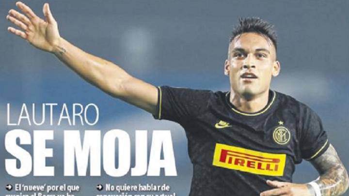 Lautaro manda señales al Barça
