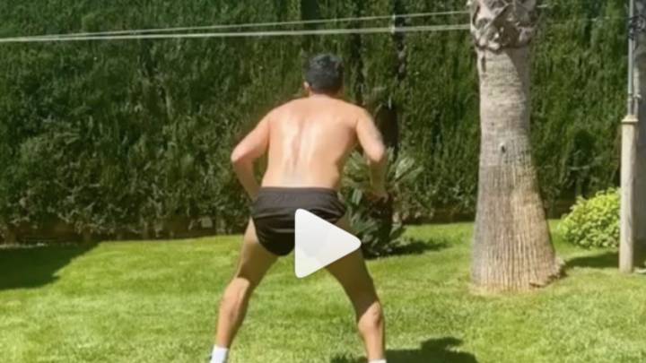 La rodilla de Garay 'coge forma' tres meses después de operarse