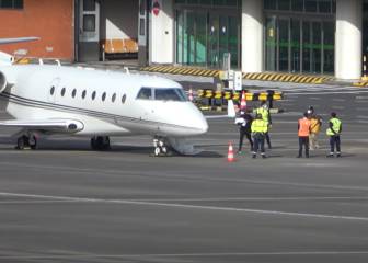 Cristiano's private jet returns to Turin - but without the player