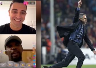 Xavi, a Eto'o: