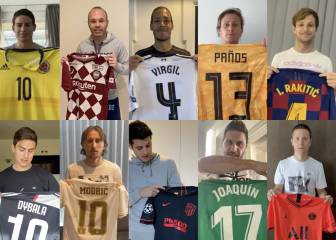 La bonita iniciativa de los futbolistas de LaLiga con la camiseta con la que debutaron