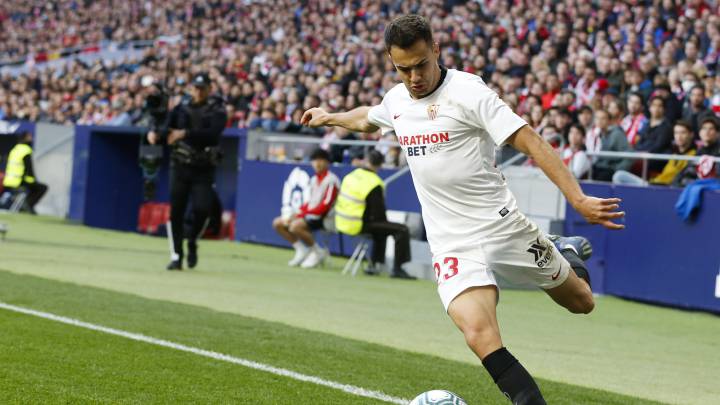 El lateral izquierdo Sergio Reguilón, cedido en el Sevilla por el Real Madrid, sabe que será difícil volver con Zinedine Zidane y apuesta por quedarse con Julen Lopetegui.