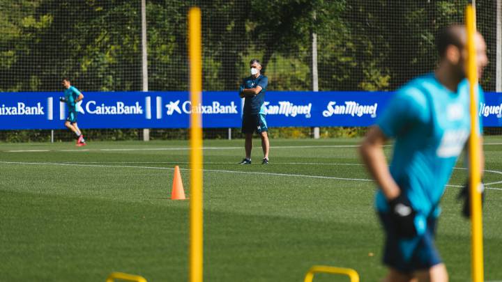 El Eibar vuelve a entrenar dos meses después del parón