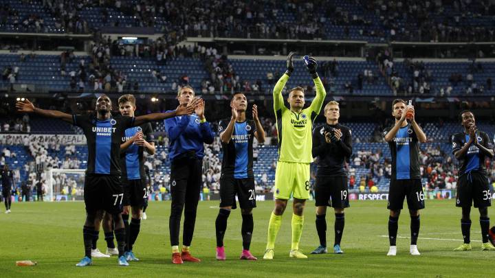 01/10/19 PARTIDO CHAMPIONS LEAGUE REAL MADRID - BRUJAS ALEGRIA FIN PARTIDO