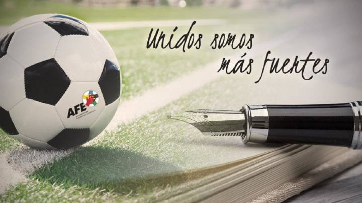 Las palabras de ánimo de la AFE: "Unidos somos más fuertes"