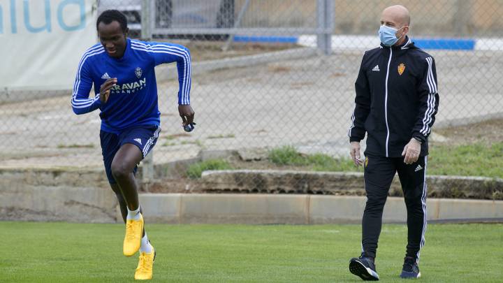 Dwamena vuelve a entrenarse siete meses después