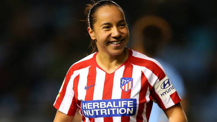 Charlyn Corral, jugadora del Atlético.