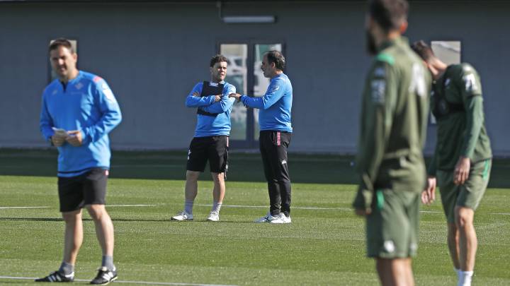 Torras: "Los jugadores tienen
el derbi entre ceja y ceja"