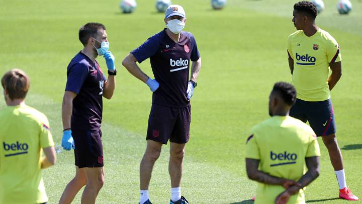 El Barça descarta los drones en los entrenamientos