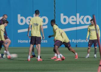 Griezmann ausente en el grupo de entrenamiento de Messi