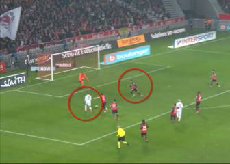 El día que Gabriel se pronunció ante Mbappé con su agilidad