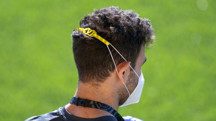 Las extensiones de mascarillas personalizadas del Villarreal.
