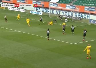 La reacción de Haaland tras fallar un gol claro