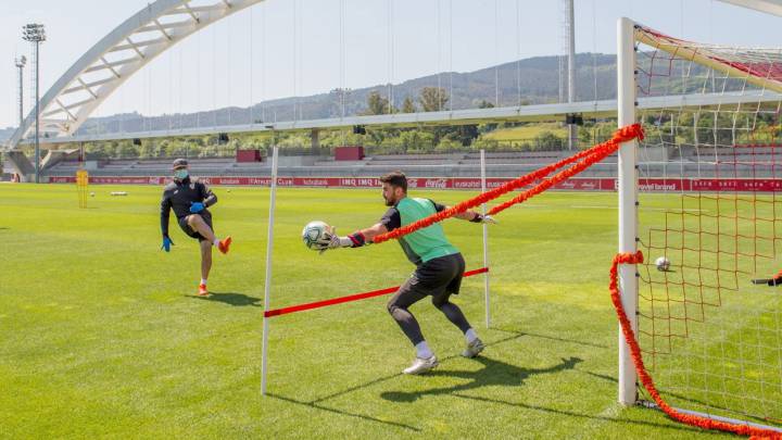 Unai Simón: "Echaba de menos volver a volar"
