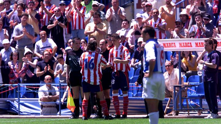Debut de Fernando Torres en el Calderón ante el Leganés. Hoy se cumplen 19 años.