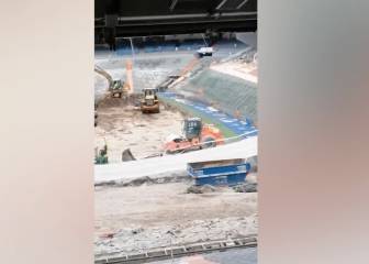 Así avanzan las obras del Bernabéu desde adentro