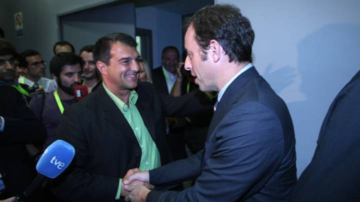 Laporta, a Rosell: "Si me necesita, puede contar conmigo"