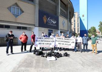 Los informadores gráficos de Zaragoza reivindican su derecho a informar
