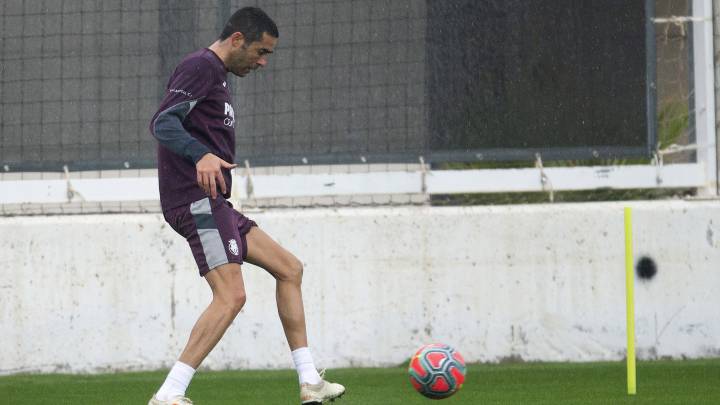 Bruno da el penúltimo paso para su vuelta: ya juega partidos