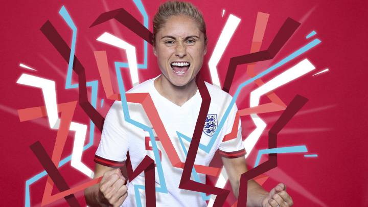 Steph Houghton, capitana de Inglaterra y Manchester City.