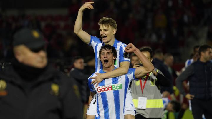 Le Normand, en un partido de la Real.