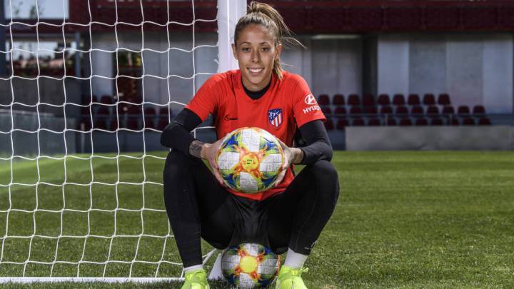 Lola Gallardo, portera del Atlético.