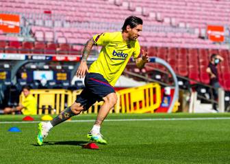 Messi se entrena aparte