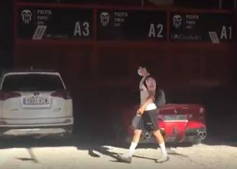 El Valencia pisó Mestalla por primera vez tras la pandemia