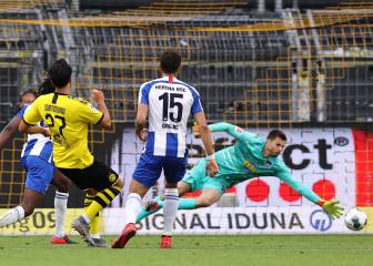 El Dortmund afianza la segunda plaza y corta la racha del Hertha