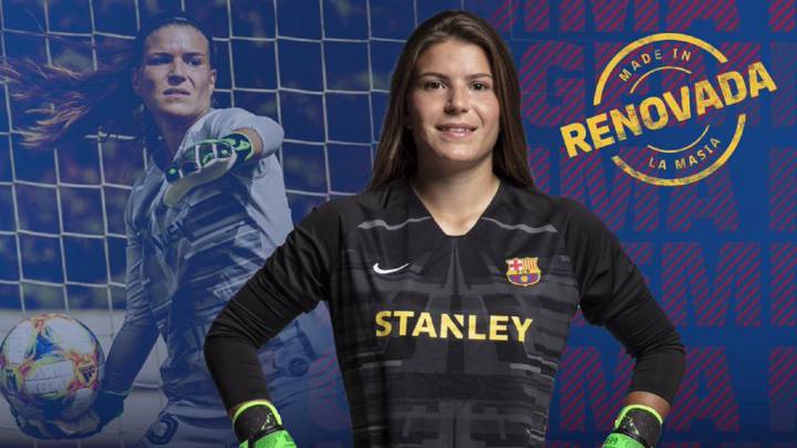 Gemma Font, portera del Barça.