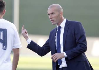 Zidane se despidió del Di Stéfano con el Castilla frente al Talavera