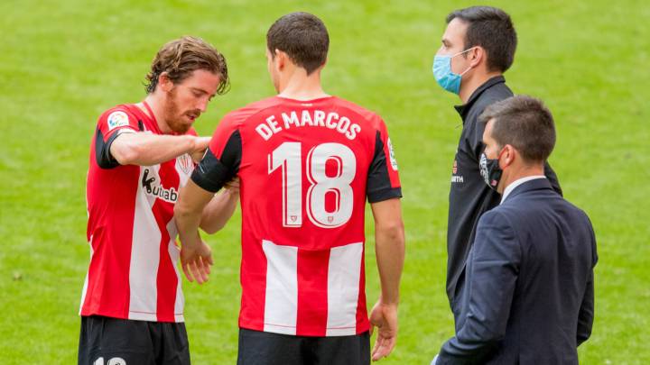 De Marcos regresa ocho meses después como lateral izquierdo
