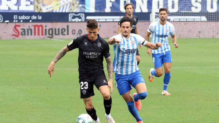 Así será el posible once del Málaga en Tenerife